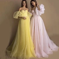 elegant long evening dress sweetheart appliques lace a line detachable sleeves party dresses custom made special occasion dress