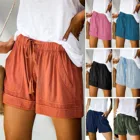 Размера плюс 5XL женские джинсовые шорты, с завышенной талией, эластичные спортивные тренировки активных занятий фитнесом, спортом, для девочек, в Корейском стиле, Стиль Шорты повседневные спортивные шорты больших размеров