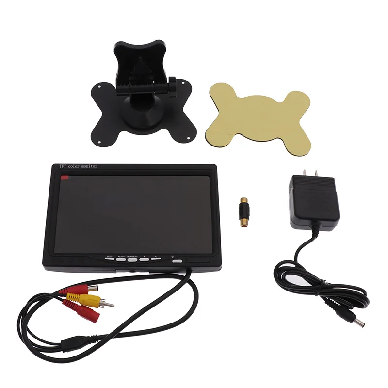 

Universal 7 Inch HD screen Car Monitor 1024*600 Security Monitor Parking Assistance for Car Rear View camera Wire Connect