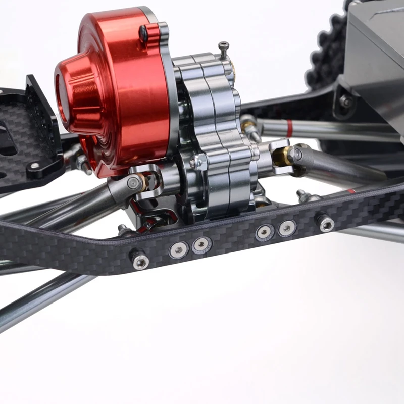 RC Racing CNC Aluminum Metal and Carbon Frame for Car 1/10 AXIAL SCX10 Chassis 313Mm Wheelbase Vehicle Crawler Cars Parts | Электроника