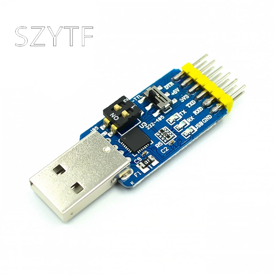 CP2102 USB UART 6 в 1 многофункциональный (USB TTL/RS485/232 TTL RS232/485232 до 485) последовательный