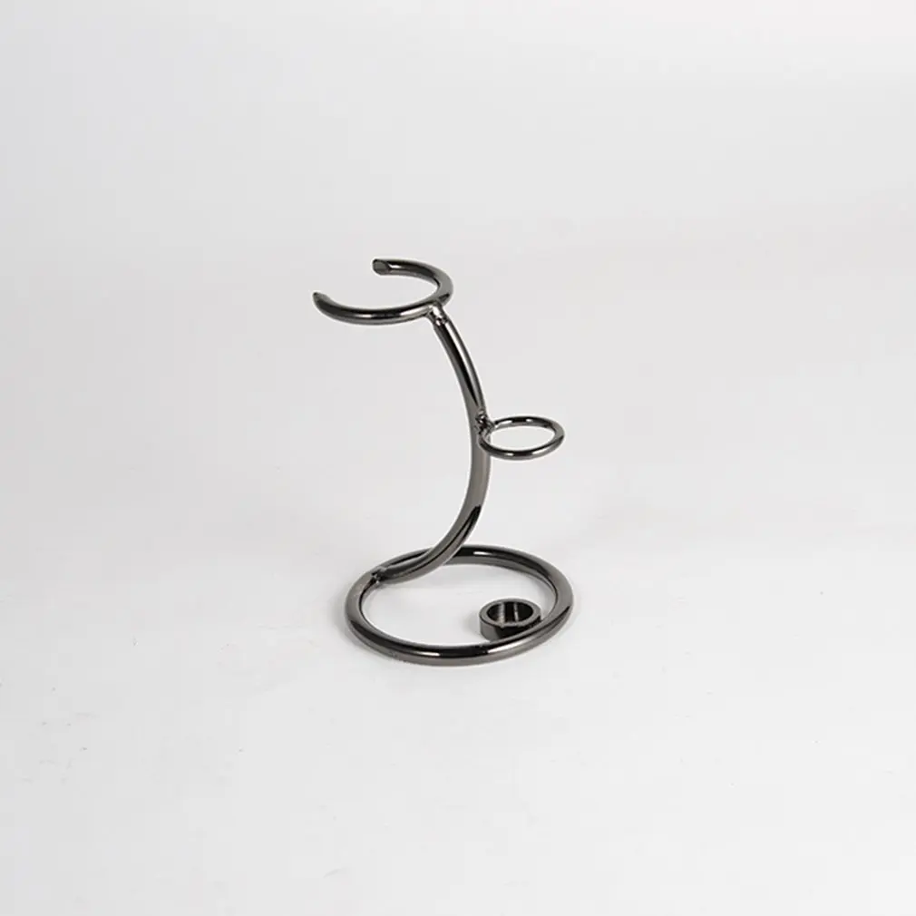 37808 изогнутый тип Железный сплав Мужская бритвенная щетка держатель для хранения