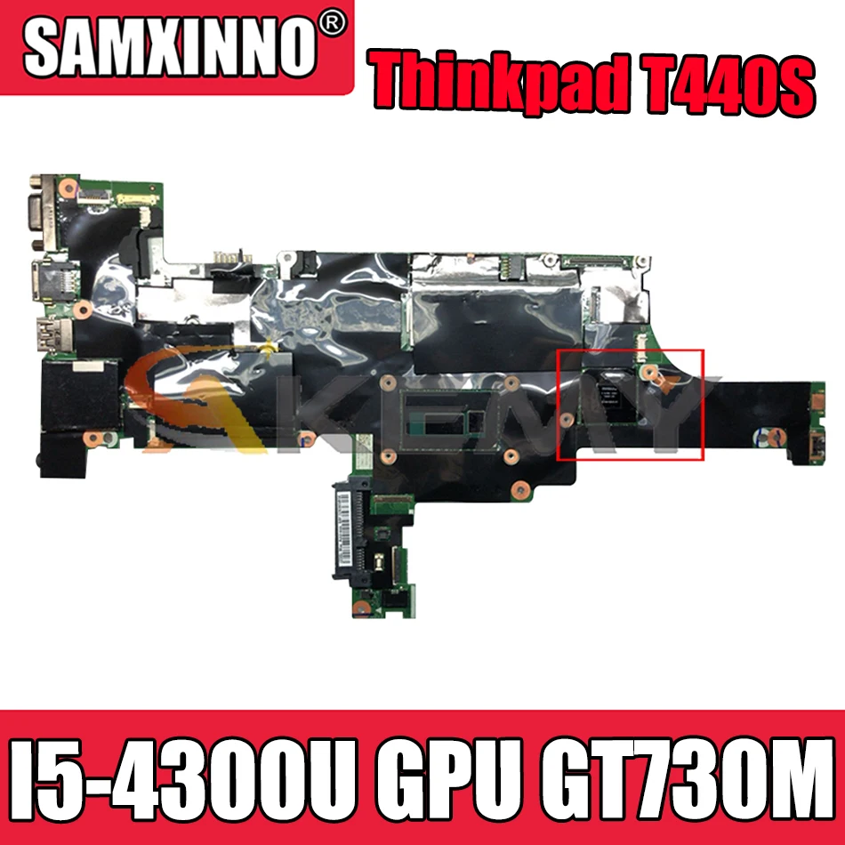 

Akemy VILT0 NM-A051 для Lenovo Thinkpad T440S Материнская плата ноутбука процессор I5 4300U GPU GT730M FRU 04X3959 04X3952 04X3950