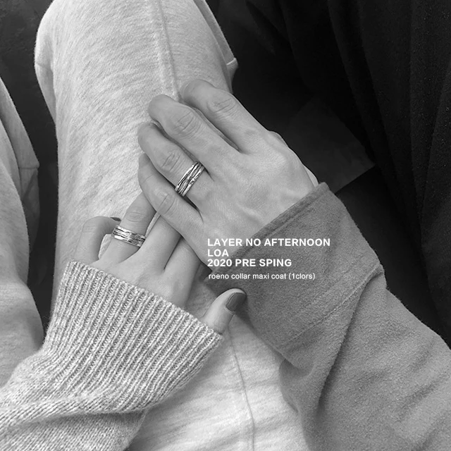 Кольца в стиле нормкор для мужчин и женщин пара сладких кислых колец японском