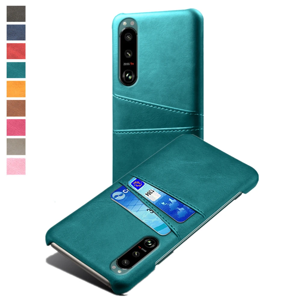 

For Sony Xperia 5 10 1 III II XZ2 XZ4 XZ5 Funda PU Leather Card Slots Cover For Sony X Peria 20 8 5 Plus 2 L4 Xperia5 III Case