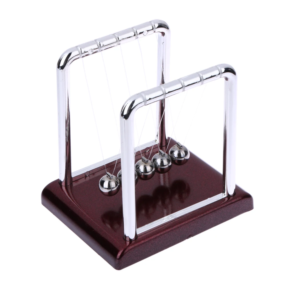 Newtons Cradle Steel Balance Ball Physics Science Pendulum Decoration Craft Early Fun Development Educational Desk Toys Gift | Дом и сад