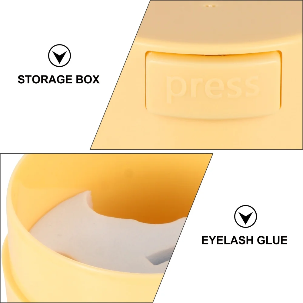 

Eyelash Extension Glue Container Practical Eyelash Graft Glue Storage Box