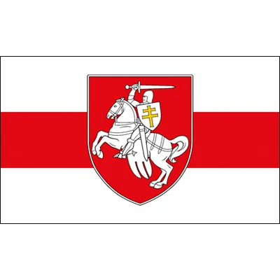 

90x150 CM Belarus White Knight Pagonya Flag