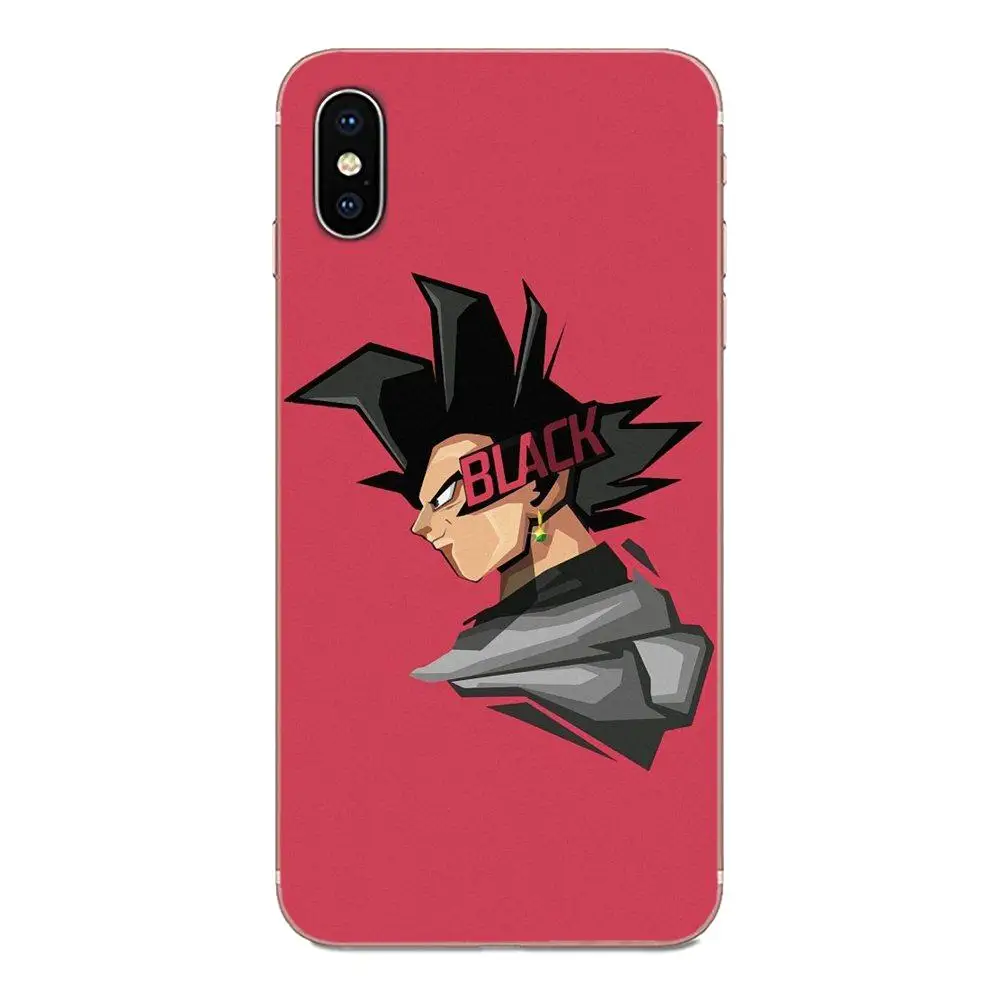 Dragon Ball Z Super Black Goku For Xiaomi Mi3 Mi4 Mi4C Mi4i Mi5 Mi 5S 5X 6 6X 8 SE Pro Lite A1 Max Mix 2 Note 3 4 Cover | Мобильные