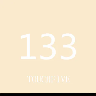 TOUCHFIVE 168 цветов одиночные художественные маркеры Кисть ручка эскиз на спиртовой основе маркеры двойная головка манга ручки для рисования товары для рукоделия - Цвет: 133-baby skin pink