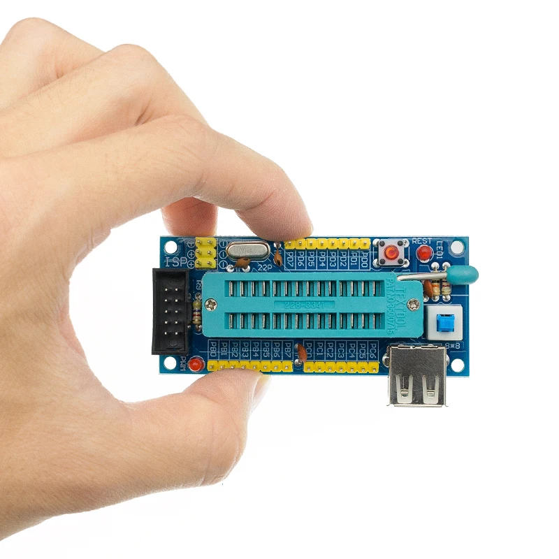 Плата для разработки ATMEGA8 ATMEGA48 ATMEGA88 AVR (без чипа) миниатюрная Минимальная плата