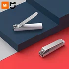 Триммер XIAOMI Mijia из нержавеющей стали для ногтей, машинка для стрижки ногтей без брызг, Очиститель ногтей на ногах, маникюр и педикюр, защита от брызг с чехлом