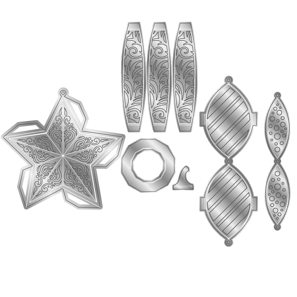

New Arrival Christmas Cutting Dies Set DIY Scrapbooking Embossed Template Metal Cutting Dies Card Gifts Stencil For Decor