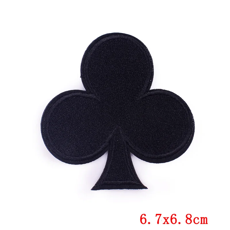 Патчи для покера нашивки с вышивкой плавкий патч сумки одежды патчи в стиле панк