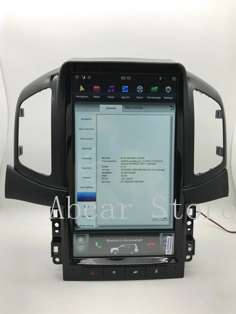 13,6 ''Tesla стиль Android 8,1 PX6 HDMI Автомобильный dvd-плеер gps навигация для Chevrolet Captiva 2012- Радио Стерео ips аудио