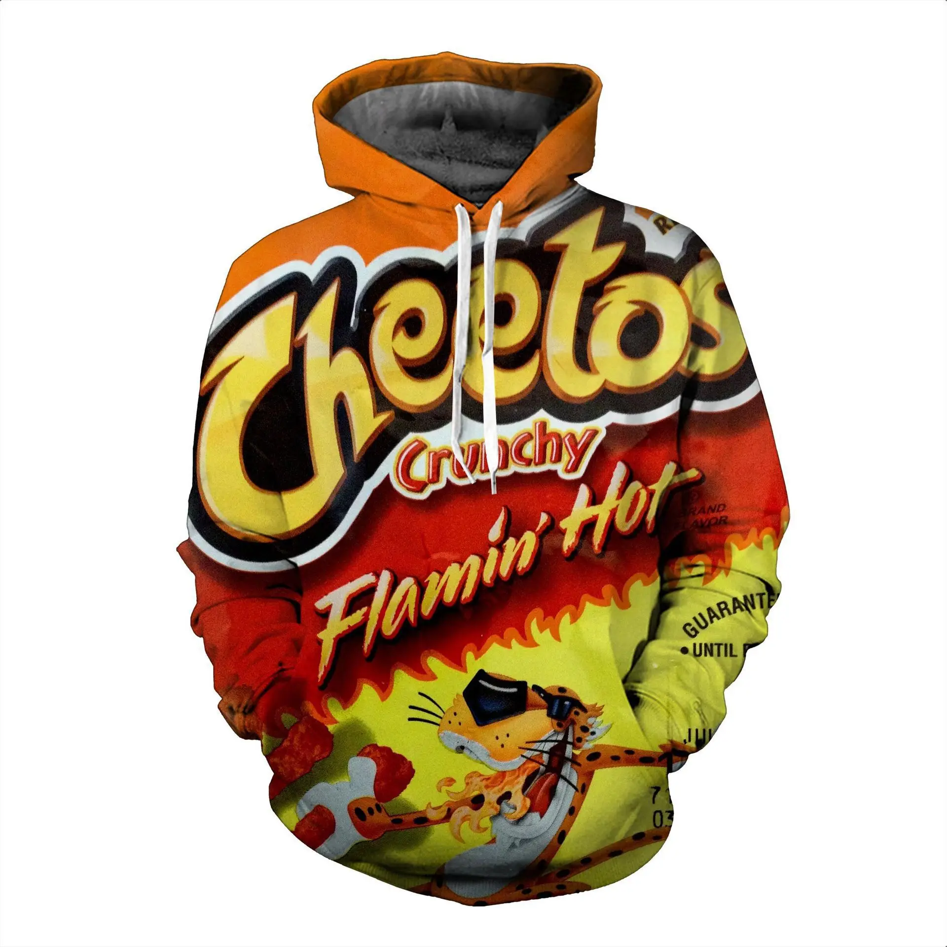 

New Arrival Men Women Fashion 3D Hoodies Funny Cheetos Ramen Noodle Soup Print Loose Hooded Sweatshirt Casual Pullovers Sudadera