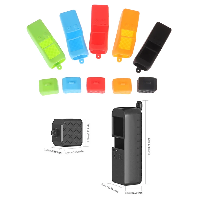 

Soft Silicone Case Protective Cover Lens Housing Skin Shell For DJ OSMO Pocket
