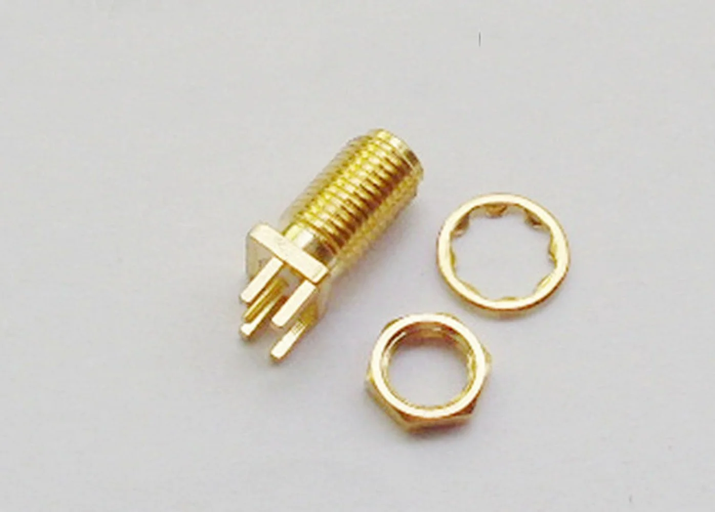 

Разъем SMA Female Jack Nut Edge Mount PC Board PCB адаптер розеток соединитель