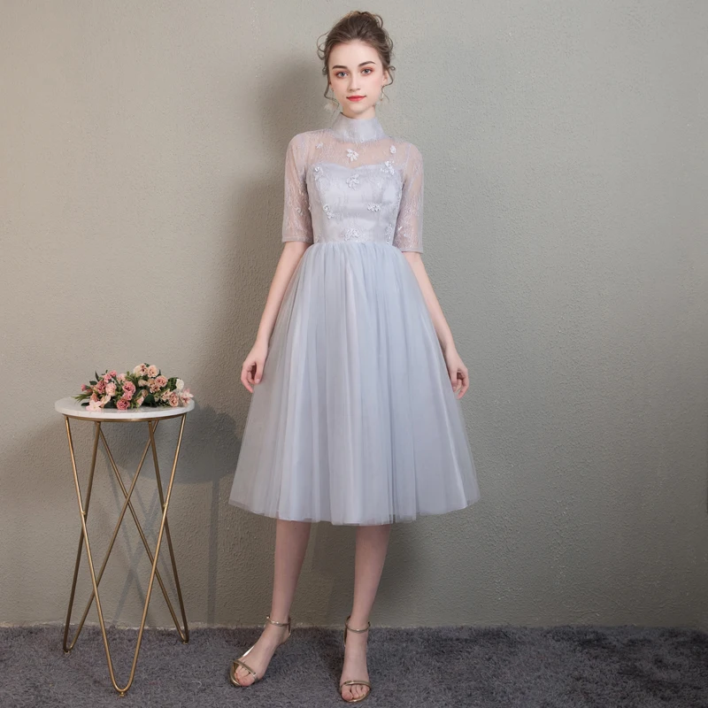 Гэри плюс Размеры тюлевые Платья для подружек невесты Junior свадебное платье Чай