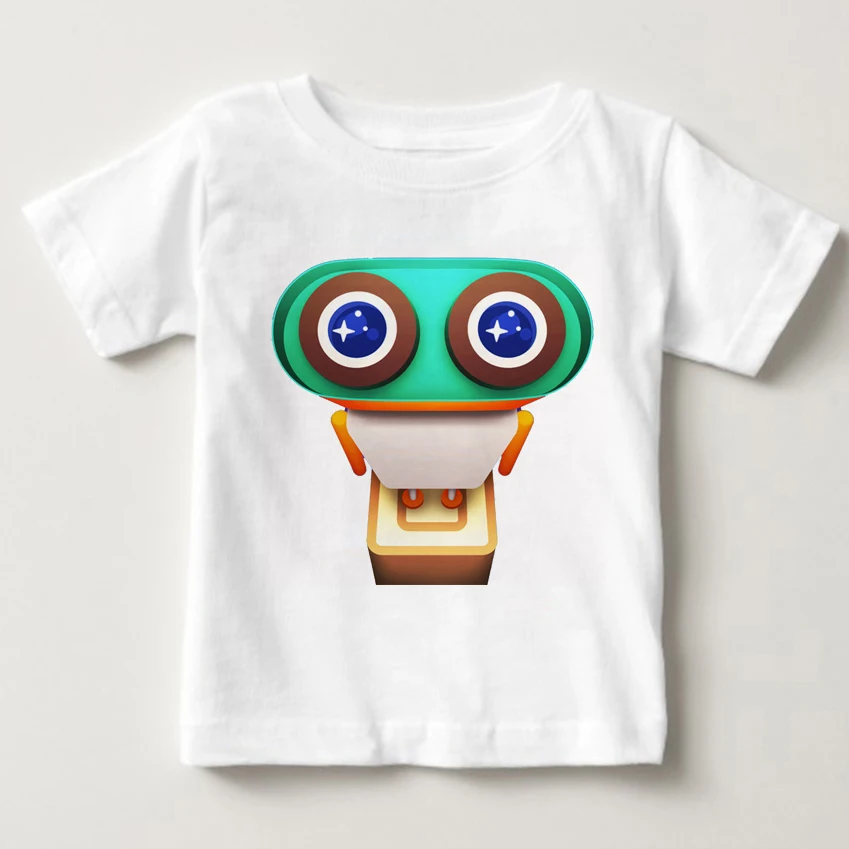 

2019 Children's Favorite Games Printed Cotton T-shirts Boy And Girl Summer Short Sleeved Breathable Tops Evo-Explores T Shirt MJ