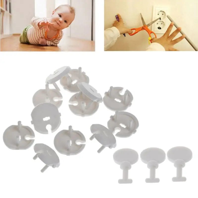 D7YD French Standard Plug Socket Protective Cover and for Key Set Baby Child Safety Kit of 12 Pcs Outlet Cover+ 3 Pcs for Key