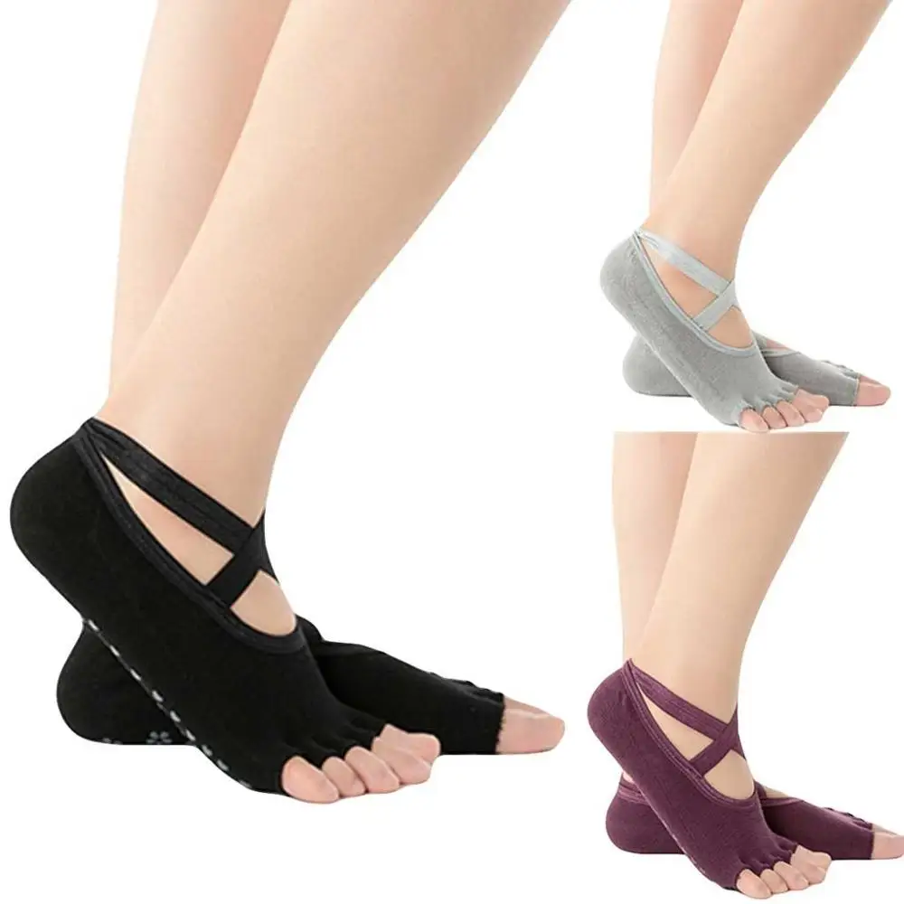 Открытый носок с открытой спиной Женские Дышащие хлопковые нескользящие