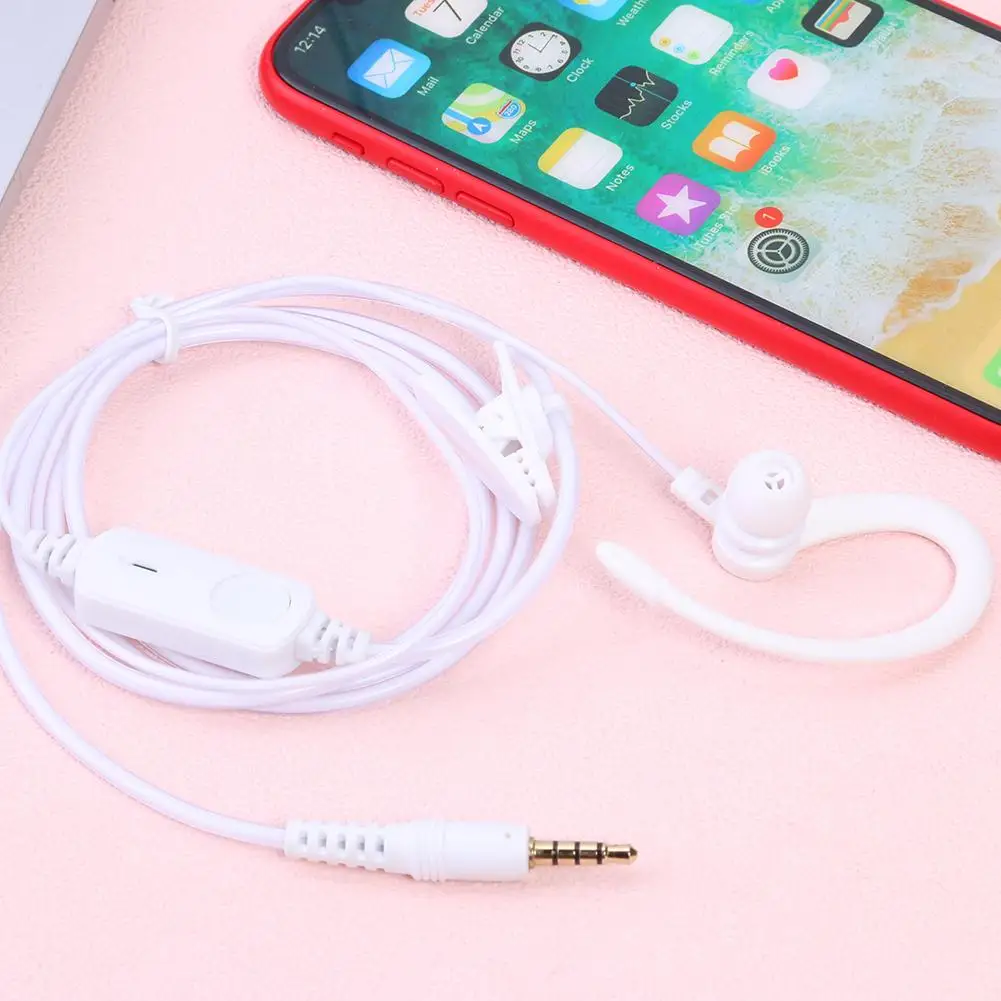

Surveillance 3.5mm Y Plug PTT Earphone Earbuds for Xiaomi Mijia 1S Walkie Talkie Gold-Plated Plug Non-Destructive Sound