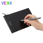 VEIKK S640 графический планшет для рисования 230RPS 6x4 нет необходимости заряжать ручка 8192 уровней подходит для офисаживописьигрыон-лайн обучения