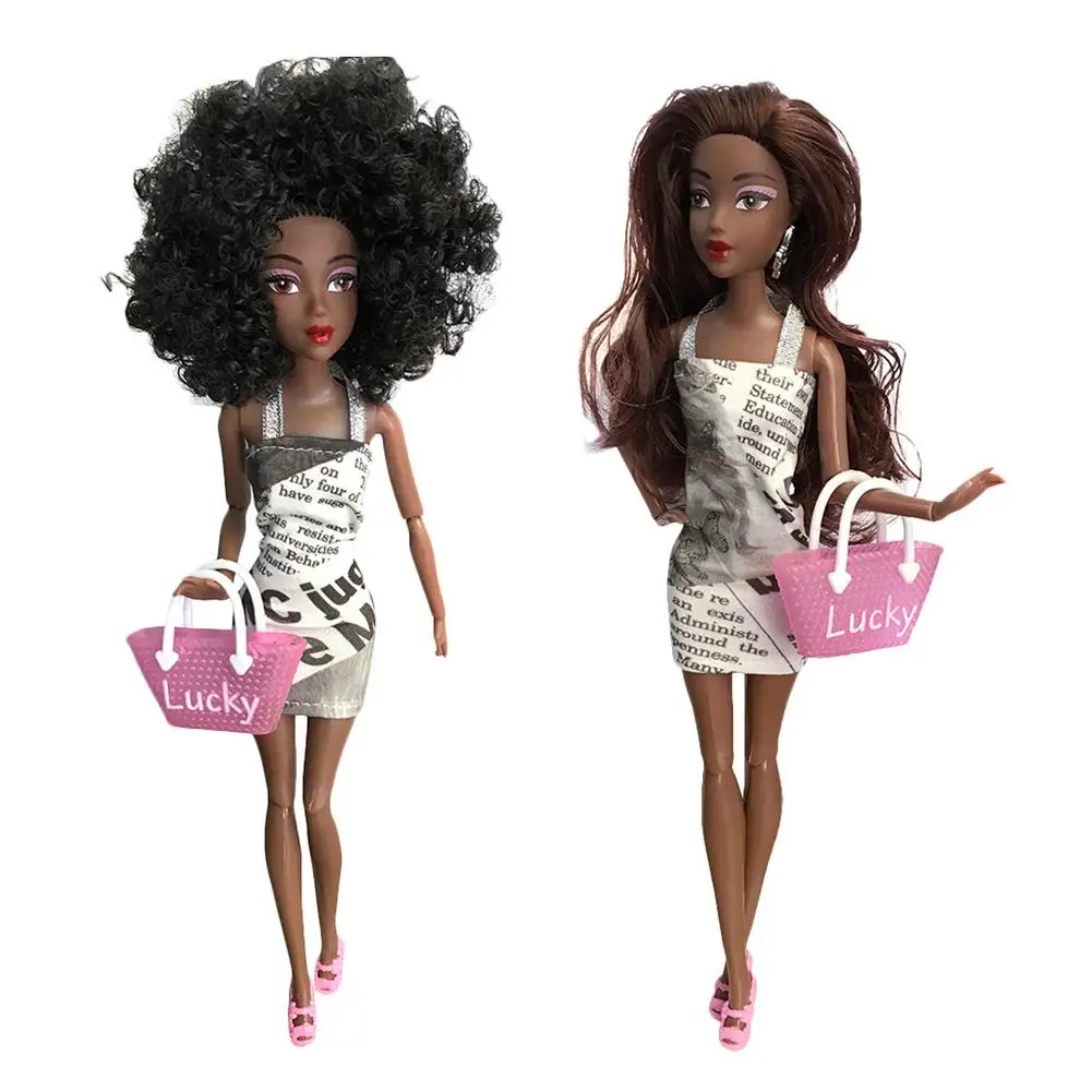 

Детские куклы для девочек, подвижная детская игрушка, шарнирная африканская кукла, черная кукла, лучший подарок, игрушка для детей, подарки на день рождения