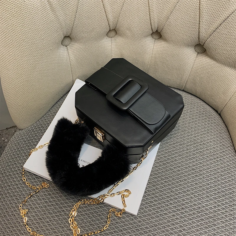 

VeryMe Luxury Designer Pattern Small PU Leather Tote Crossbody Bag For Women 2022 Wild Solid Color Chain Design Shoulder Handbag