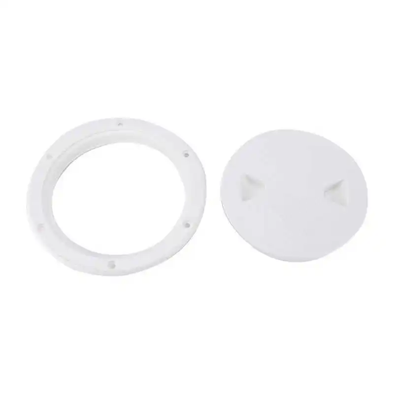 Deck Plate 6in Round White Hatch Access Hole Reinforced Design for Marine Yacht |