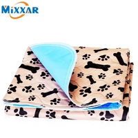 dropshipping waterproof reusable dog bed mats dog urine pad puppy pee fast absorbing pad rug for pet sleep soft carpet blanket