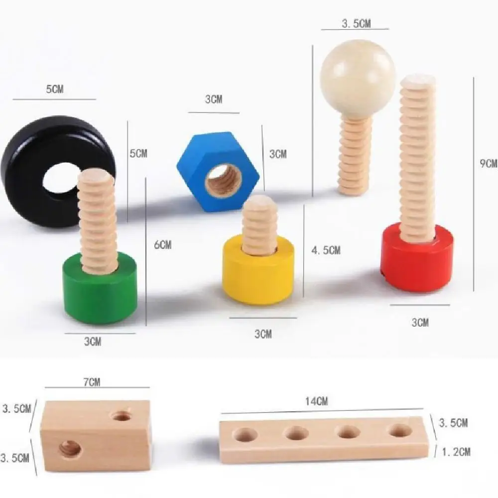 

30 pieces changeable nut building blocks Wooden car Toys children wooden blocks children car toy classic car toy