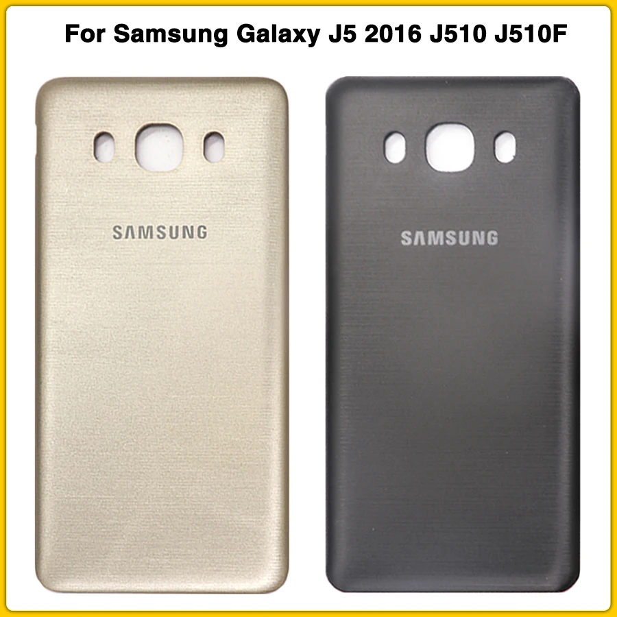 J510 сзади Корпус чехол для Samsung Galaxy J5 J510 J510F J510FN J510H J510G Батарея крышка отсека чехол для задней крышки