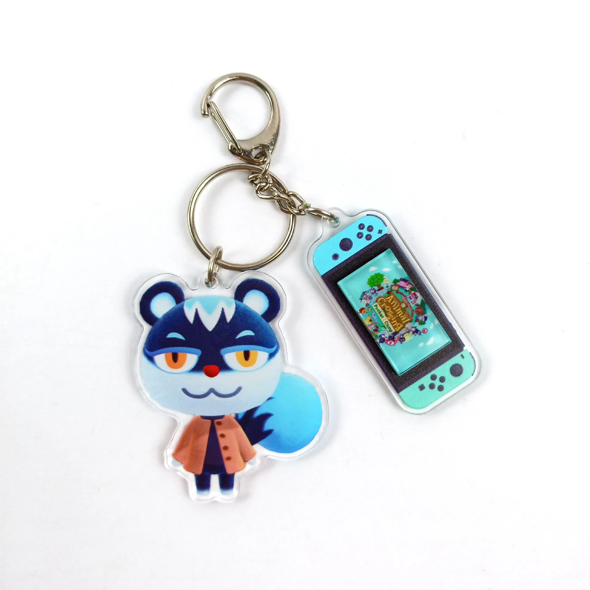 

Animal Crossing 2020 New Switch Acrylic Cute Shaped JINGJIANG Keychain Fashion Game Animal Boy Keyring Girl Fashion Gift Hot