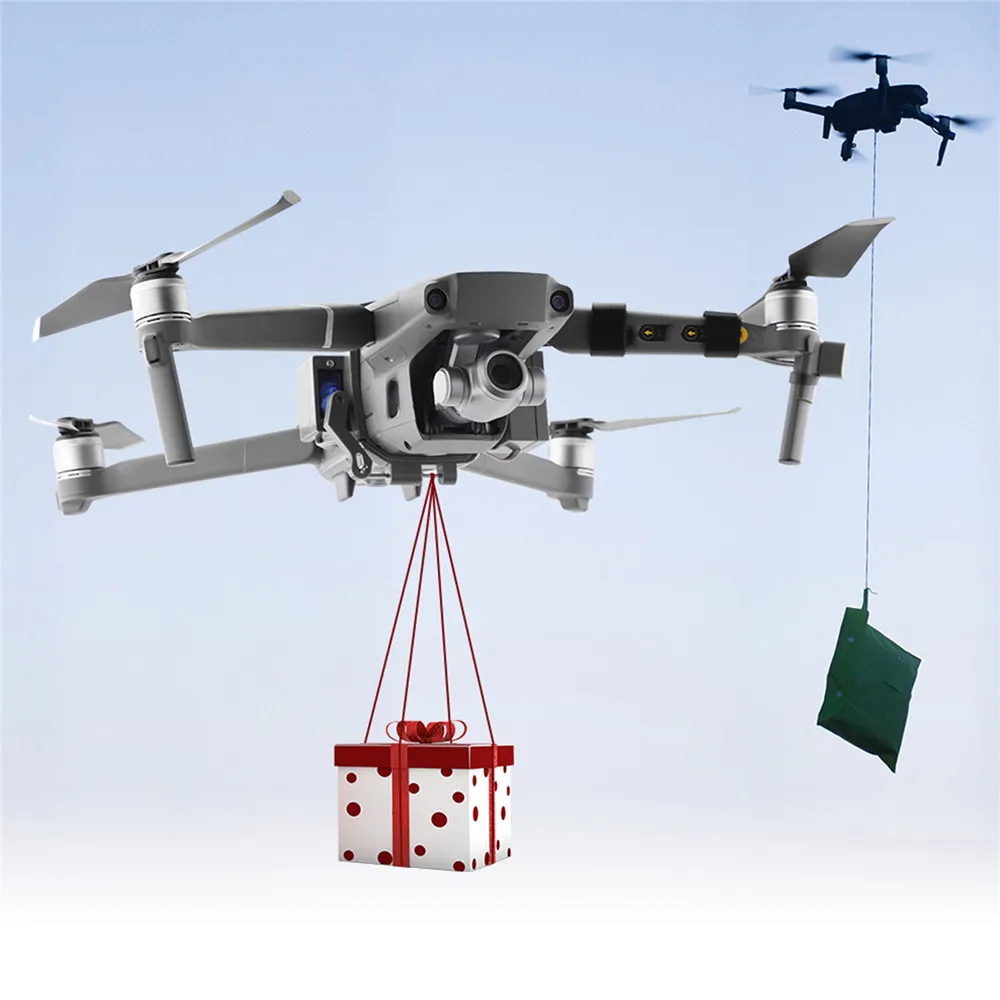 Air-Dropping Thrower for DJI Mavic 2 Zoom/Pro Drone Wedding Rings Gift Emergency Remotely Delivery Rescue Fishing | Электроника