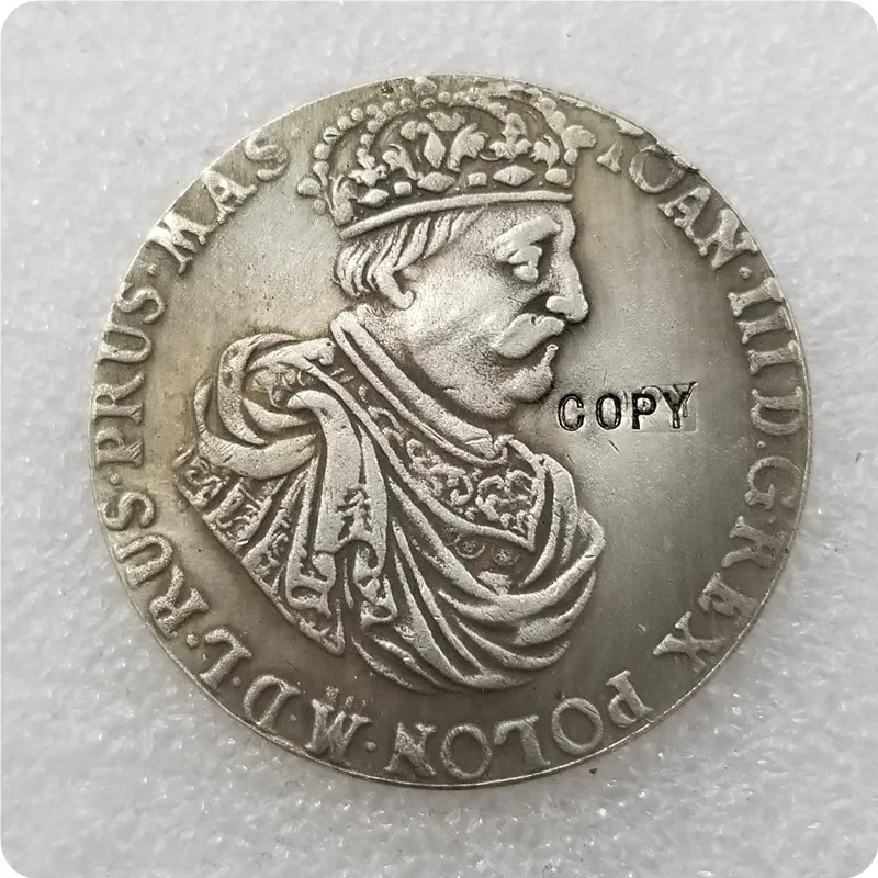 Польша: 1685 Talar-JOAN III SOBIESKI-Gedanensis DANZIG копия памятных монет-копии монет медаль коллекционные монеты