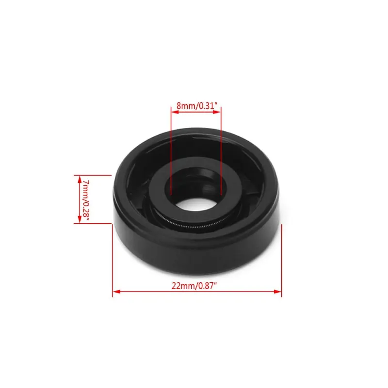 8*22*7mm yağ keçesi halkası ekmek yapımcısı makinesi parçaları ekmek makinesi yedek yedek parça giyilebilir mutfak aletleri parçaları