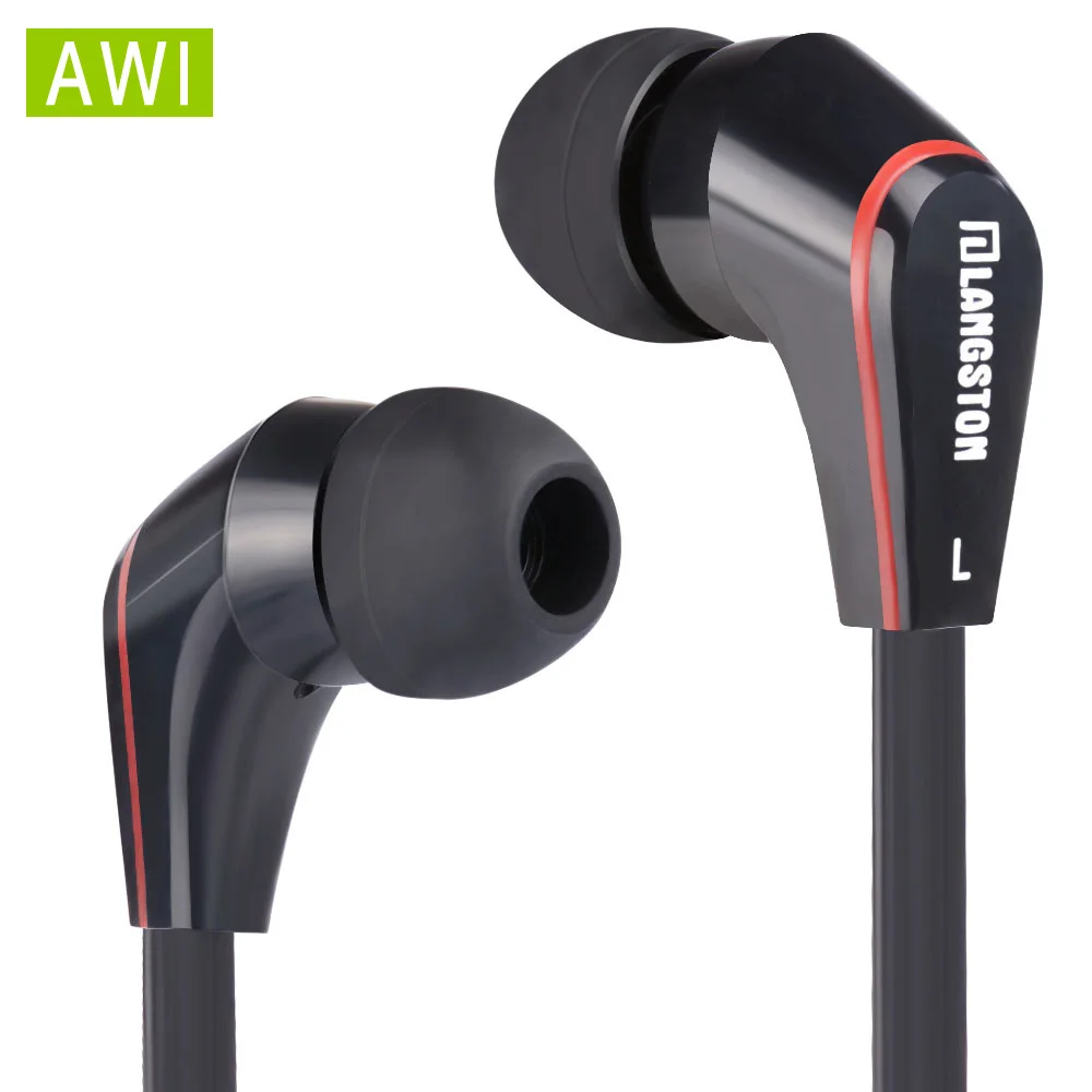 AWI JM12 наушники вкладыши супер бас гарнитура Hifi наушники с микрофоном для мобильного телефона iPhone