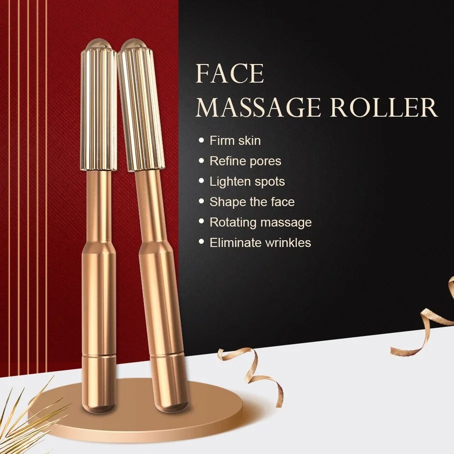 

Roller Massager Wand Face Massage Tool V Facial Lifting Massager Face Slimming Device Massagem Anti Wrinkle Skin Care Tools