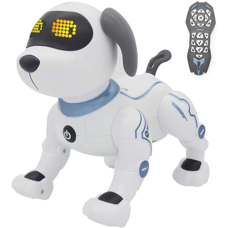 

Электронные Домашние животные программируемый робот-собака с голосовым управлением Игрушка Щенок музыкальная песня для детей подарок на д...