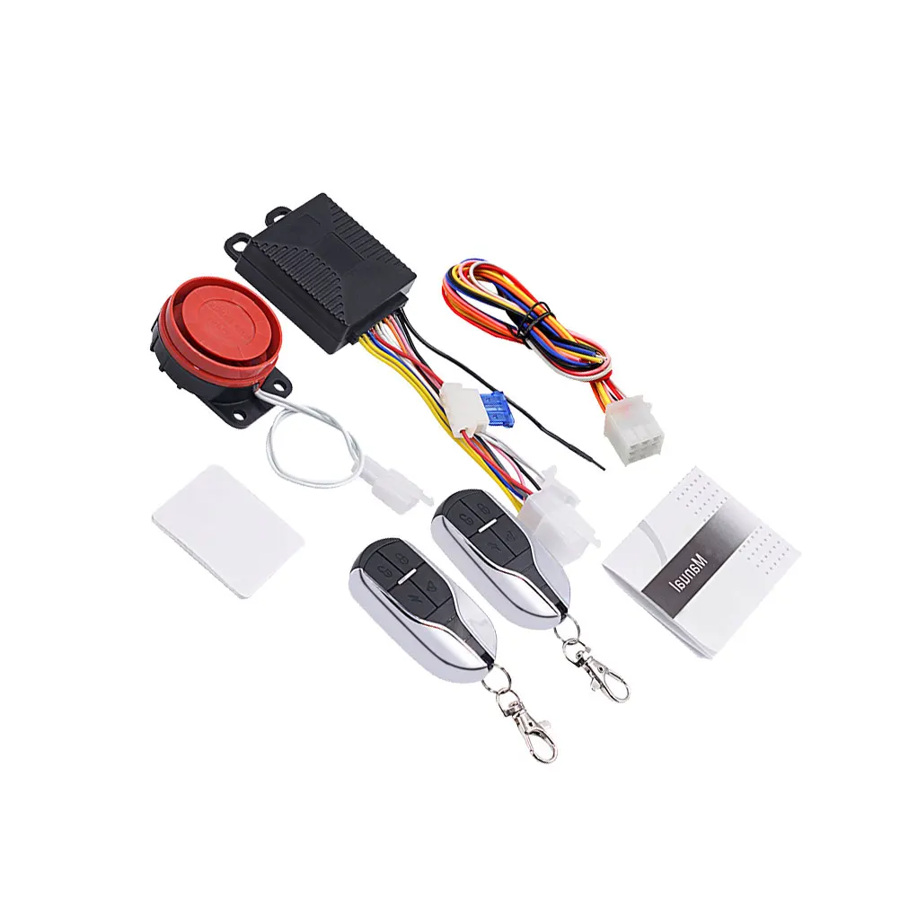 12V мотоцикл сигнализация Системы Рог скутер двигатель дистанционного управления