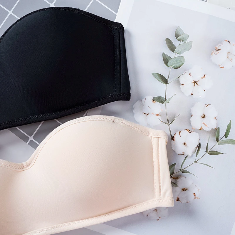 Бюстгальтер невидимка Женский без бретелек с чашкой 1/2 пикантное нижнее белье