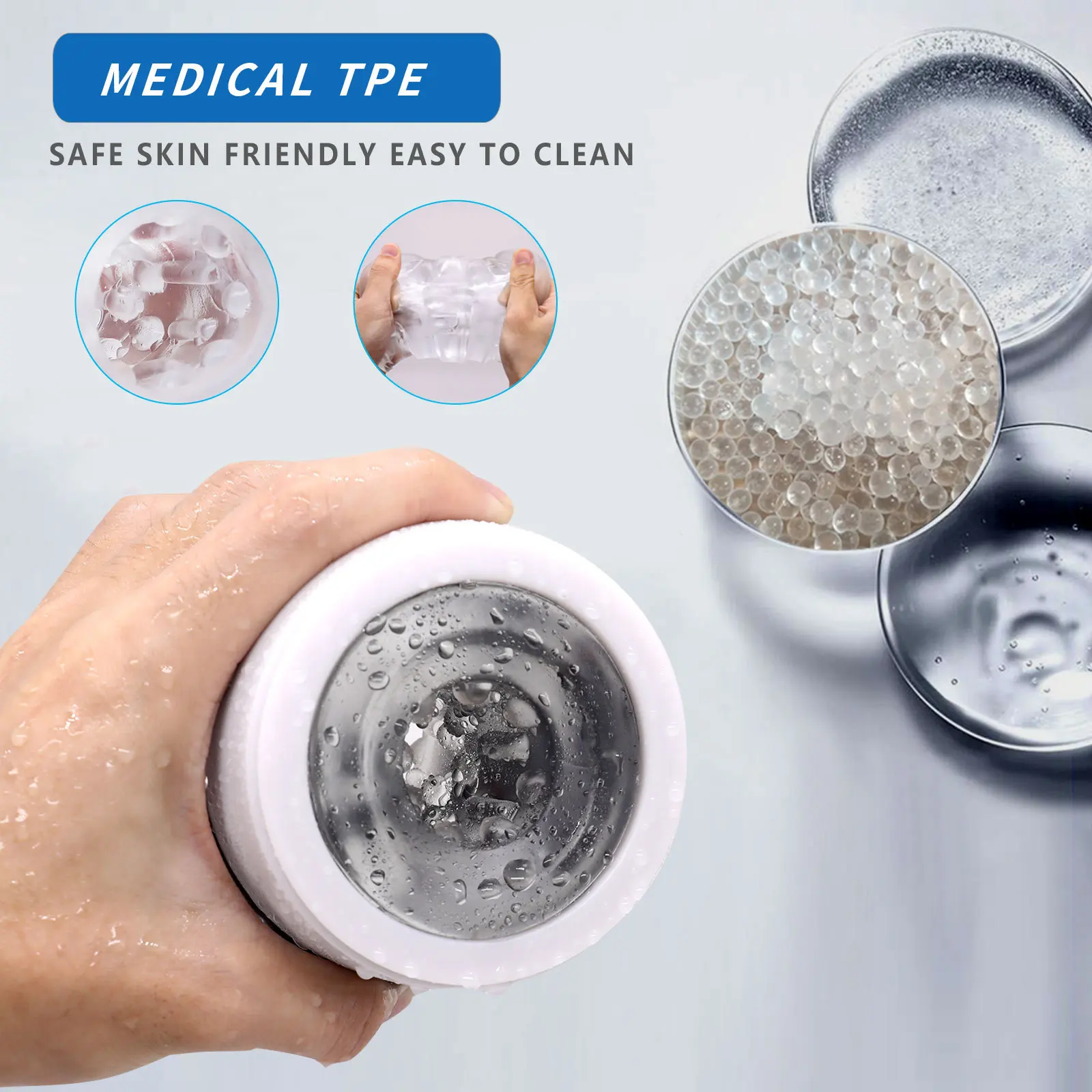 Мужская чашка для мастурбации Автоматическая карманная вибратор в форме