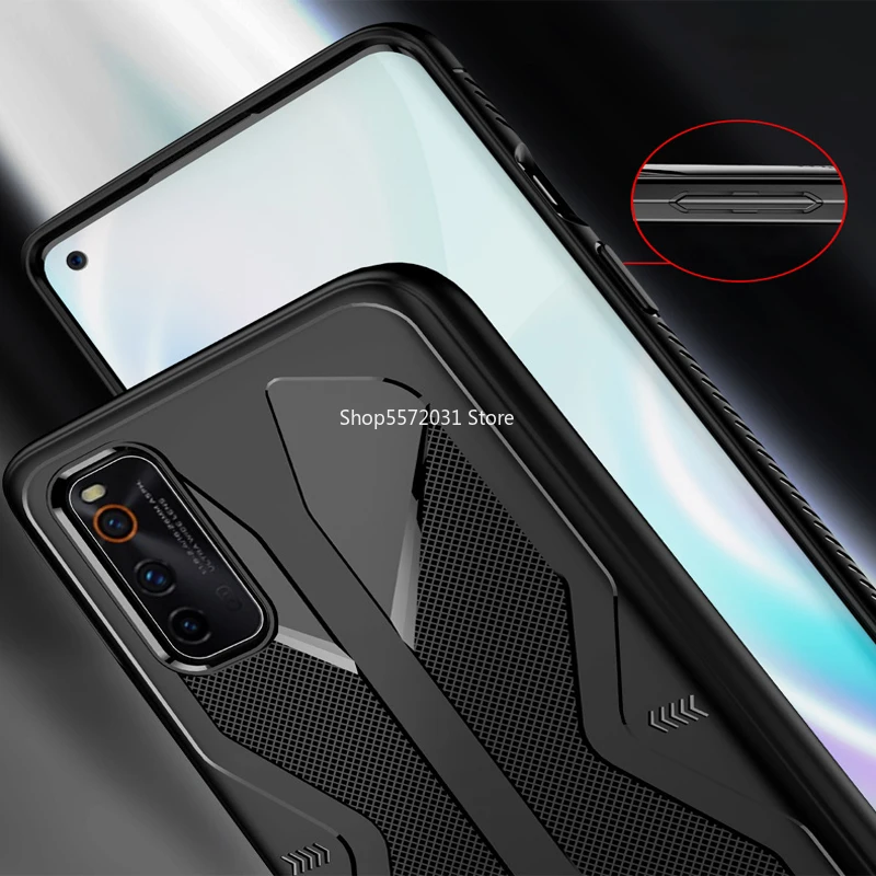 Чехол для IQOO Neo3 Модный мягкий матовый чехол из ТПУ задняя крышка VIVO Neo 3 Черная