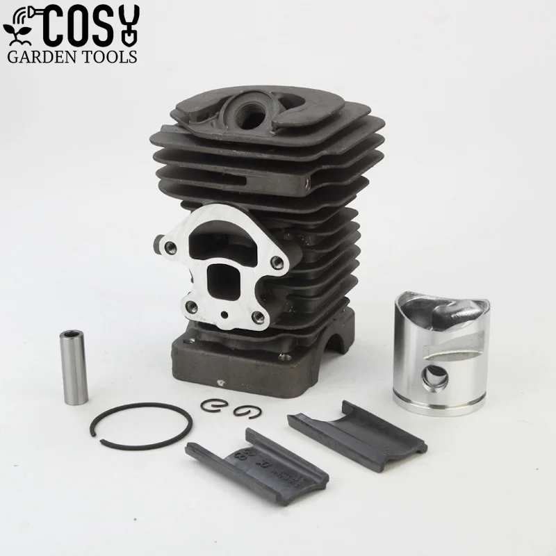 39mm Cylinder Piston Ring Kit For Husqvarna 235 236 240 E Jonsered CS2234 CS2234S Chainsaw Parts 545050418 / 417