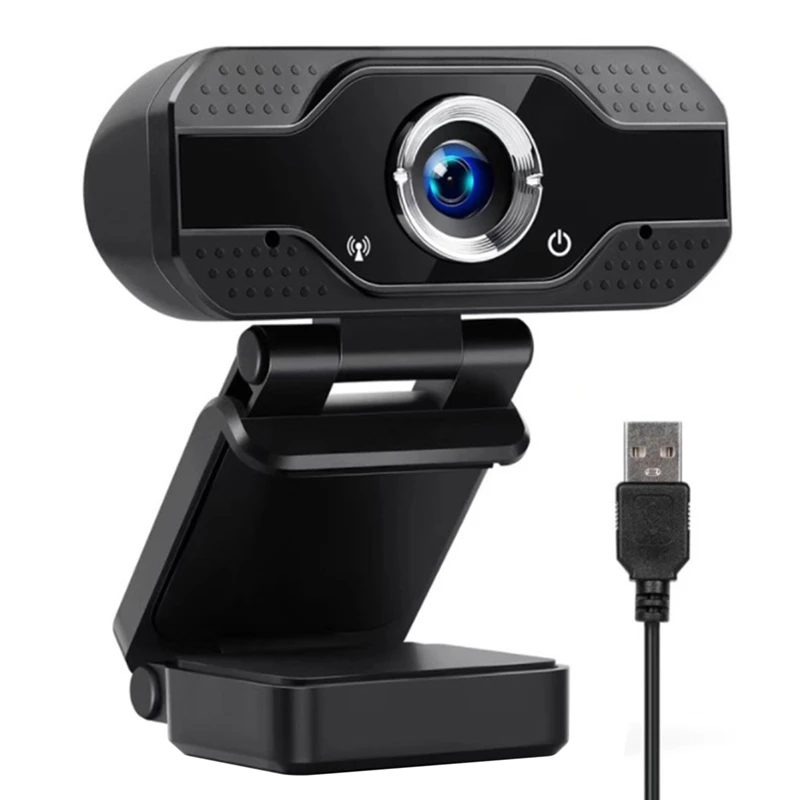 

1080P HD Webcam Plug and Play PC Camera Compatible Computer Desktop Video Conference Online Course Teaching