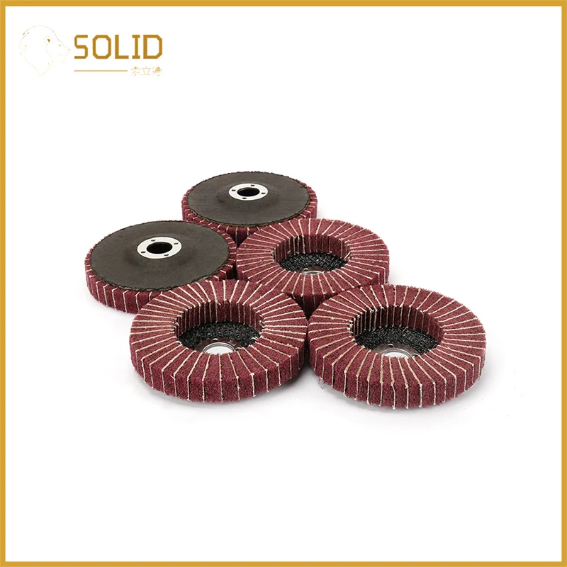 

4-дюймовый диск из нейлонового волокна для угловой шлифовальной машины, полировальные инструменты 240 #