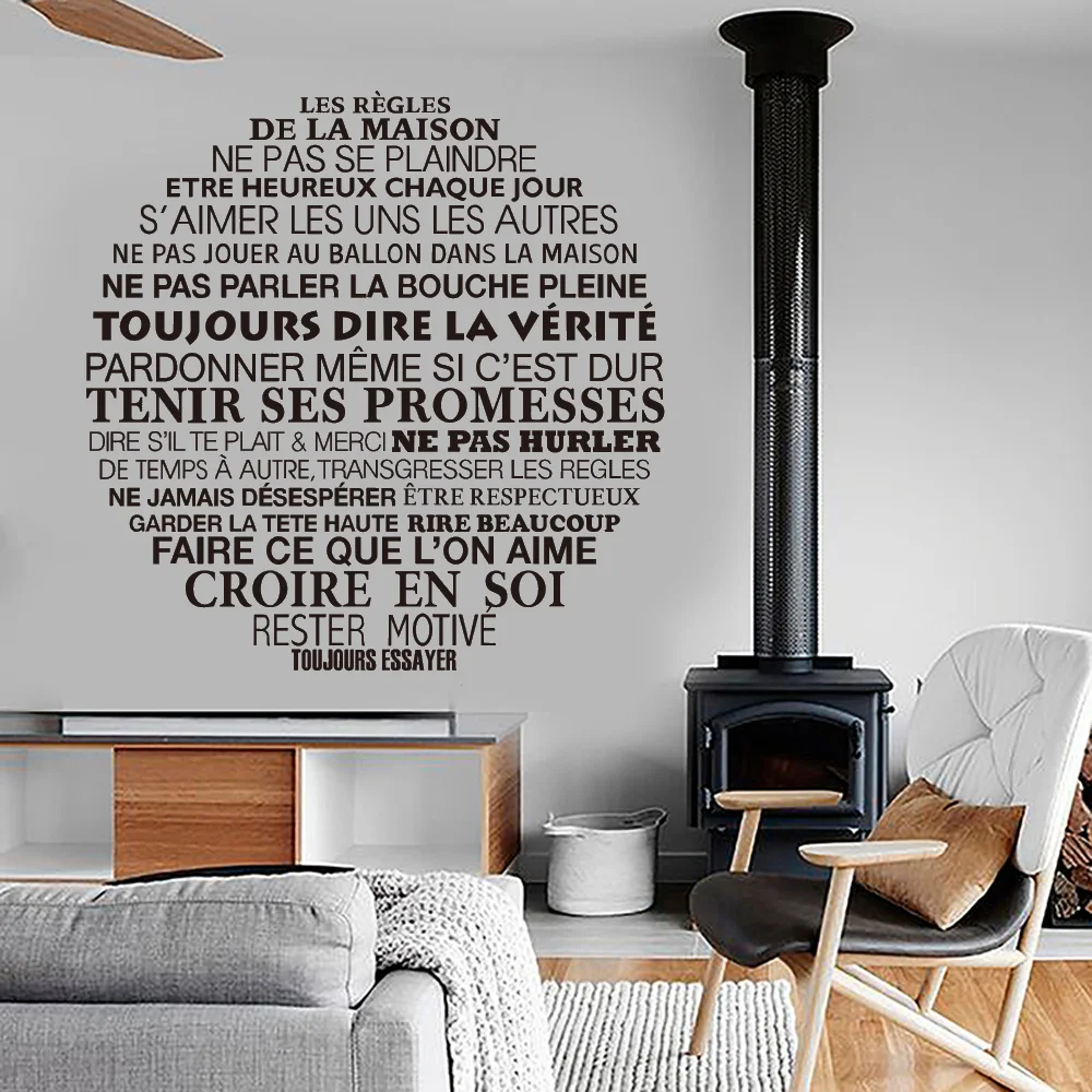 Виниловые Настенные Стикеры с французскими мотивами круглые настенные