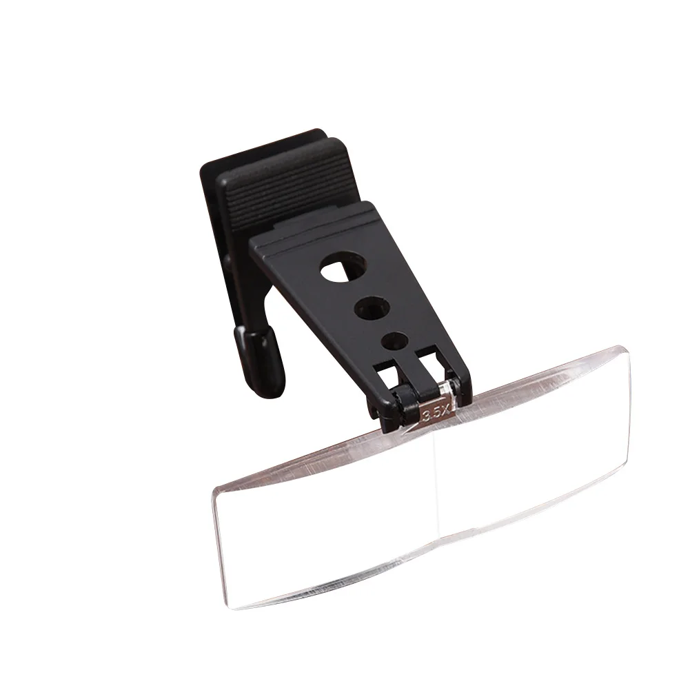

Magnifying Glass Optical Instruments Folding Clip On Eyeglass Loupe